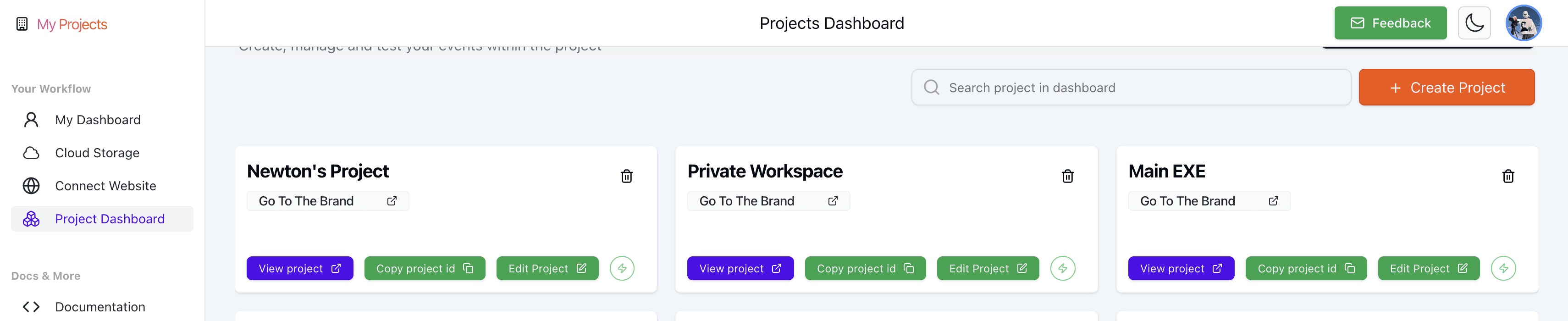 Flowgrid documentation how to set up project instance